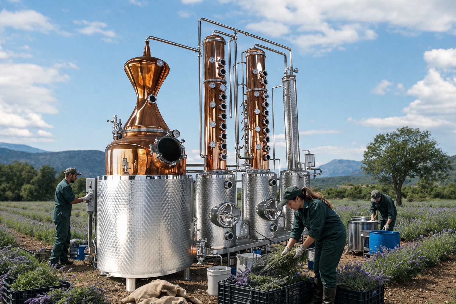 Aceites esenciales botánicos para agricultura sostenible