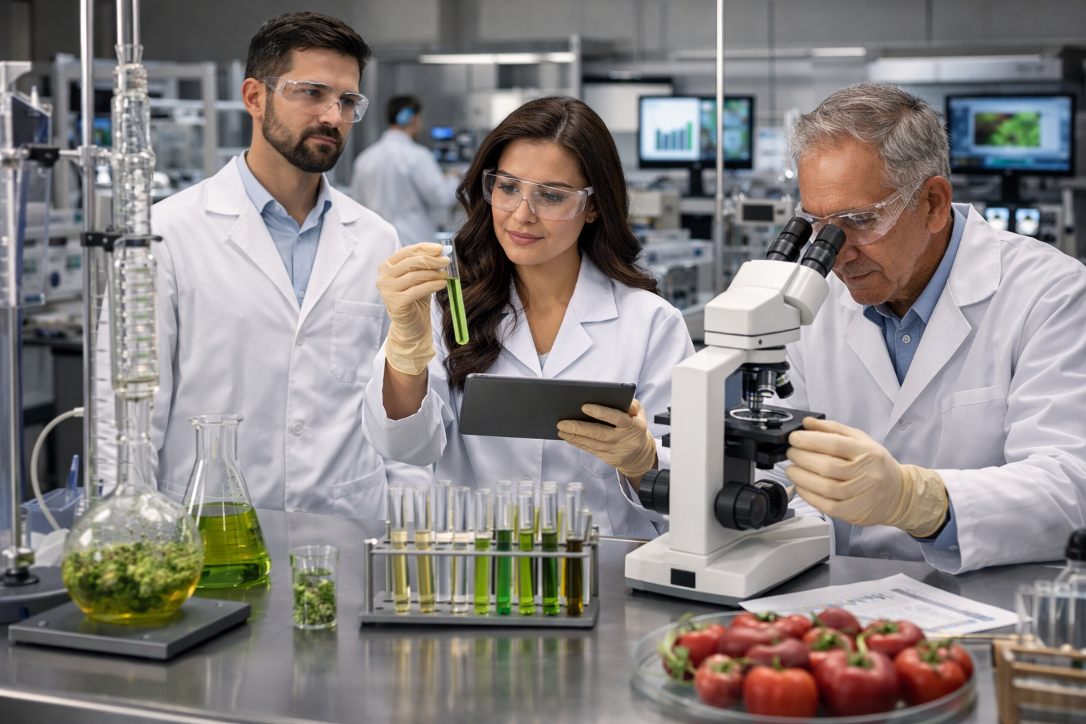 Laboratorio de control de calidad de extractos botánicos