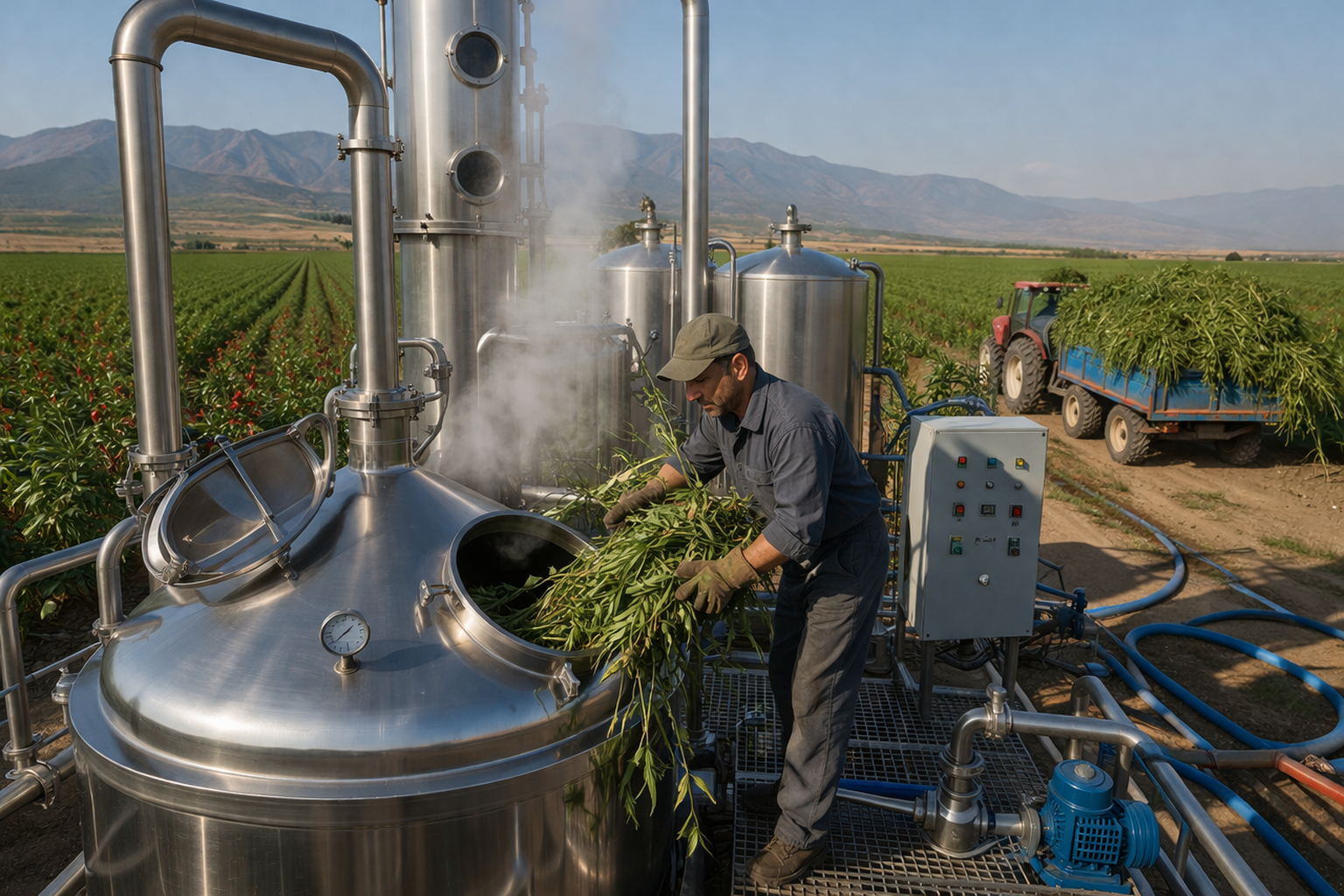 Materias primas botánicas para extractos naturales agrícolas